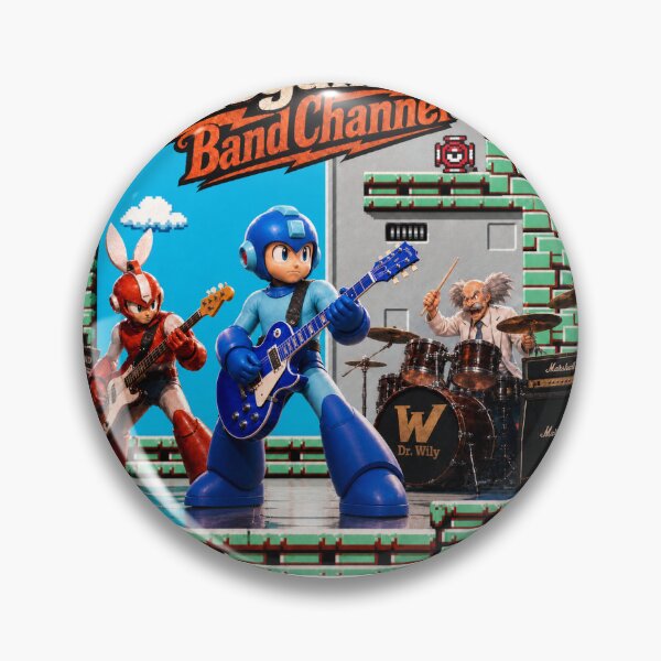 Item preview, MegaMan Band — Dr. Wily, Cutman & the 8-Bit Rockers designed and sold by Nostalgia Studios.
