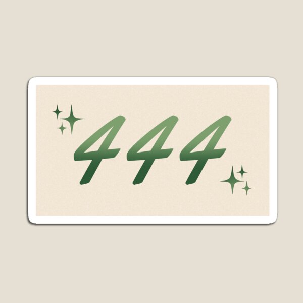 Item preview, 444 Angel Number Sticker designed and sold by tigerbarbie333.