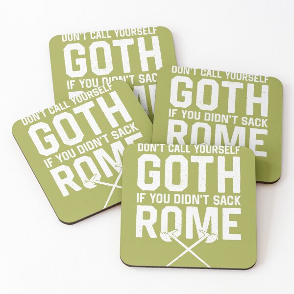 Item preview, Don't Call Yourself Goth If You Didn't Sack Rome Funny Pullover Hoodie designed and sold by melodycook.