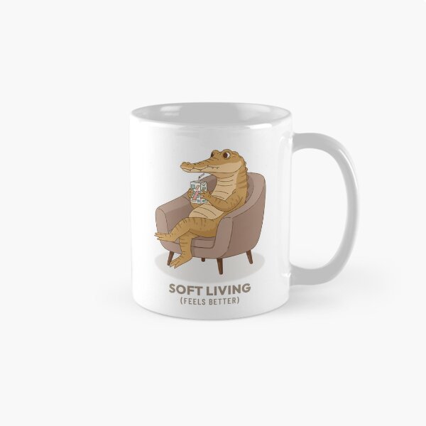 Item preview, Cozy Crocodile Drinking Juice Vintage Aesthetic designed and sold by COZY VINTAGE animal.