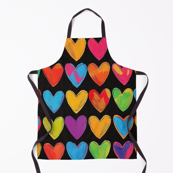 Item preview, Modern Contemporary Colorful Hearts Vibrant Designs Pattern designed and sold by DEC02.