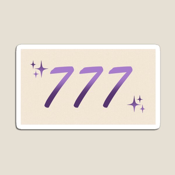 Item preview, 777 Angel Number Sticker designed and sold by tigerbarbie333.