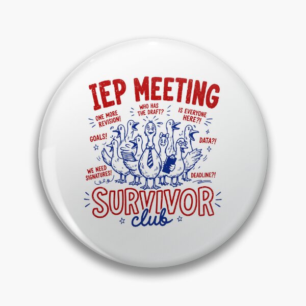 Item preview, IEP Meeting Survivors Club Shirt, Silly Goose Special Education Teacher designed and sold by sawczy-shop.