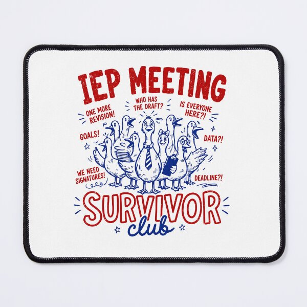 Item preview, IEP Meeting Survivors Club Shirt, Silly Goose Special Education Teacher designed and sold by sawczy-shop.