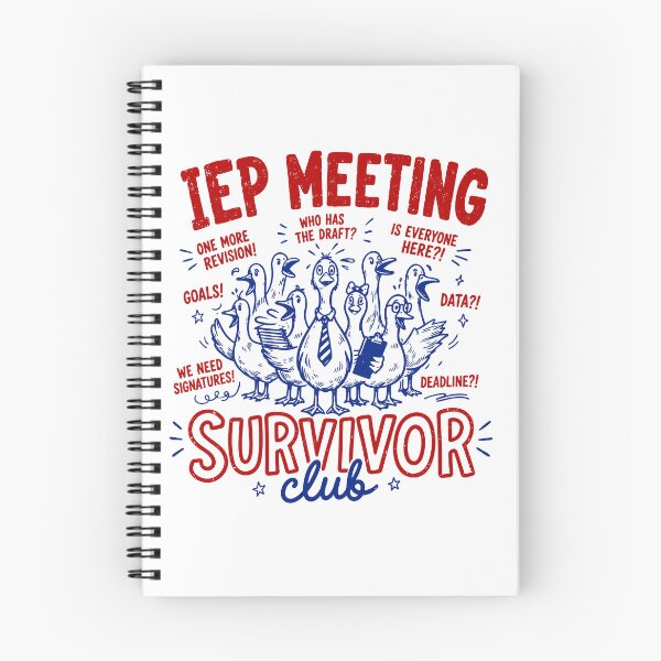 Item preview, IEP Meeting Survivors Club Shirt, Silly Goose Special Education Teacher designed and sold by sawczy-shop.