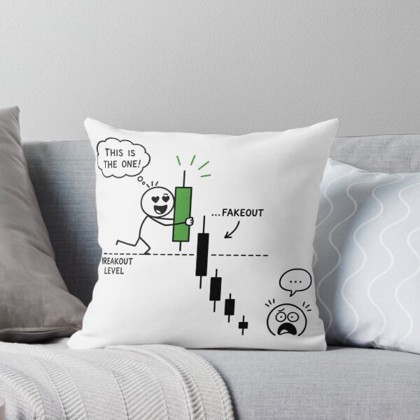 Item preview, Hugging The Breakout Candle Fakeout - Funny Trader Stick Figure Art designed and sold by Ink Matrix.