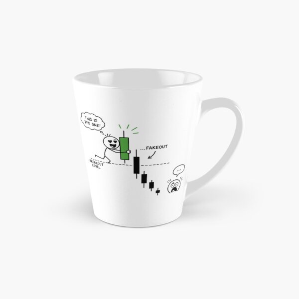 Item preview, Hugging The Breakout Candle Fakeout - Funny Trader Stick Figure Art designed and sold by Ink Matrix.