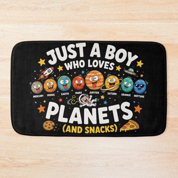 Item preview, Just A Boy Loves Planets designed and sold by DestenyStore.
