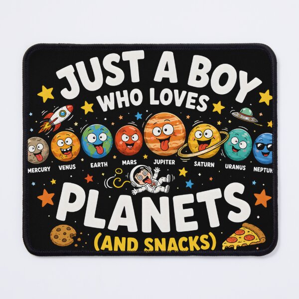 Item preview, Just A Boy Loves Planets designed and sold by DestenyStore.