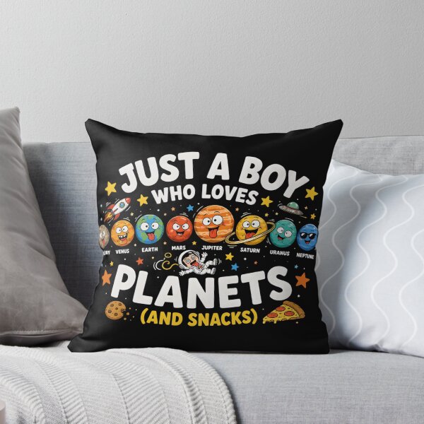 Item preview, Just A Boy Loves Planets designed and sold by DestenyStore.