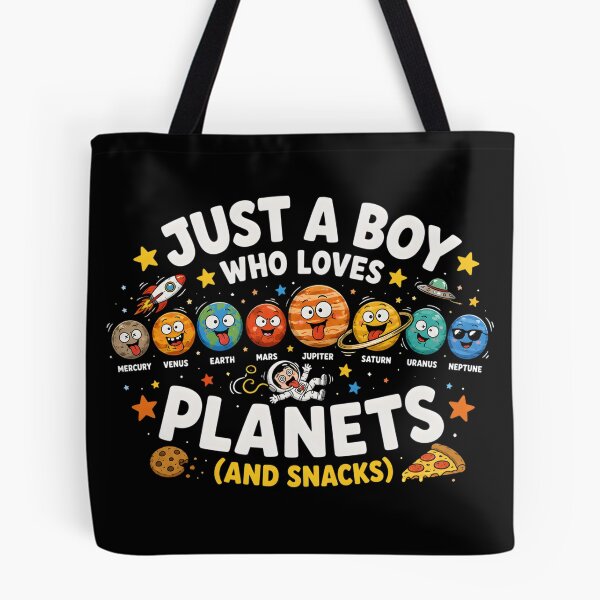 Item preview, Just A Boy Loves Planets designed and sold by DestenyStore.