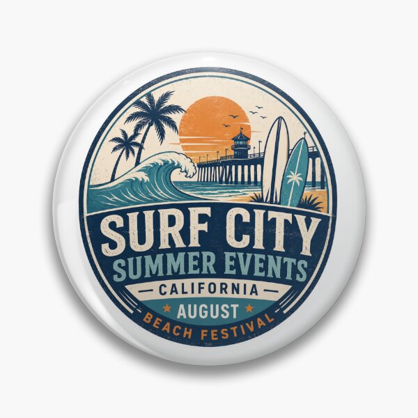 Item preview, Surf City Summer Beach Festival California Design designed and sold by Combat Skies.