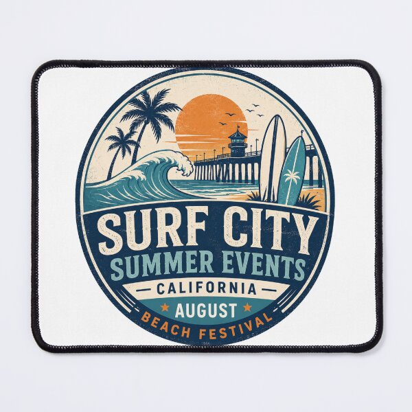 Item preview, Surf City Summer Beach Festival California Design designed and sold by IRON WINGS /USAF.