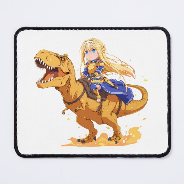 Item preview, Alice Zuberg Sword Art Online Chibi Dinosaur Fantasy designed and sold by Dashsopaner.