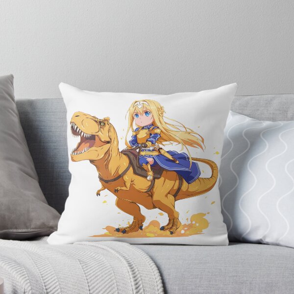 Item preview, Alice Zuberg Sword Art Online Chibi Dinosaur Fantasy designed and sold by Dashsopaner.