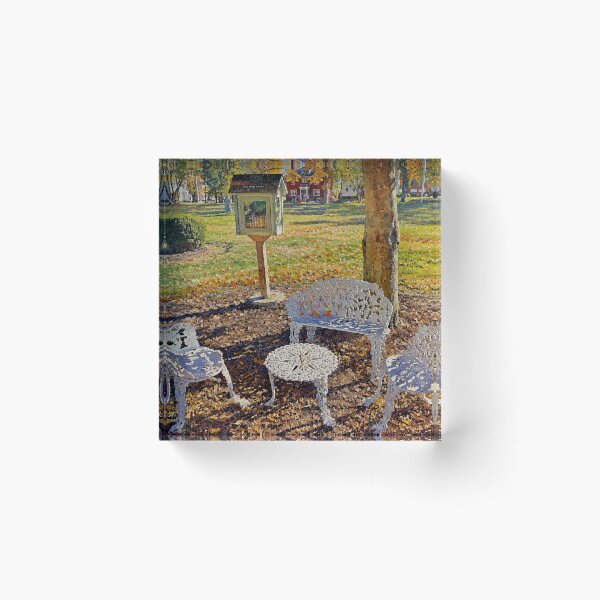 Item preview, Autumn Conversation at Haskell Playhouse designed and sold by Robert Meyers-Lussier.