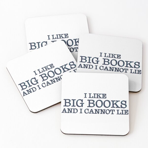 Item preview, I Love Big Books And I Cannot Lie Funny Bookish Reader Quote Typography Sticker designed and sold by alexmaushaus.