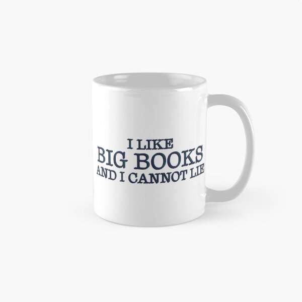 Item preview, I Love Big Books And I Cannot Lie Funny Bookish Reader Quote Typography Sticker designed and sold by alexmaushaus.