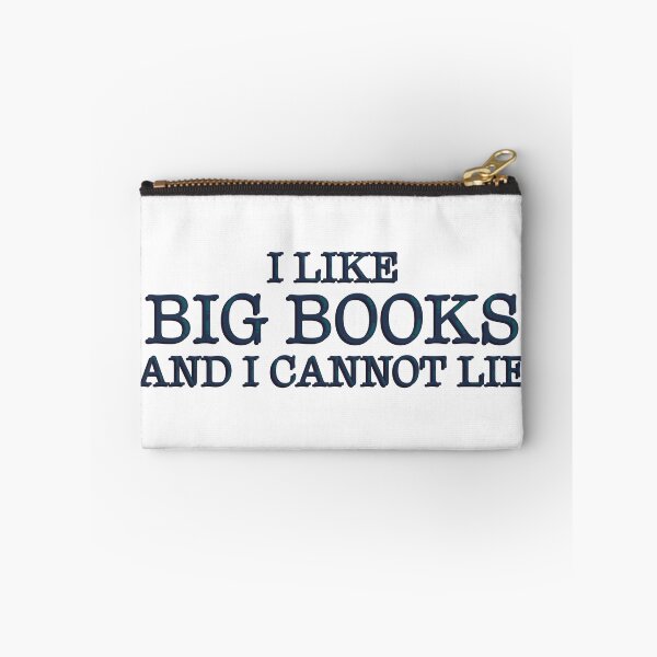 Item preview, I Love Big Books And I Cannot Lie Funny Bookish Reader Quote Typography Sticker designed and sold by alexmaushaus.