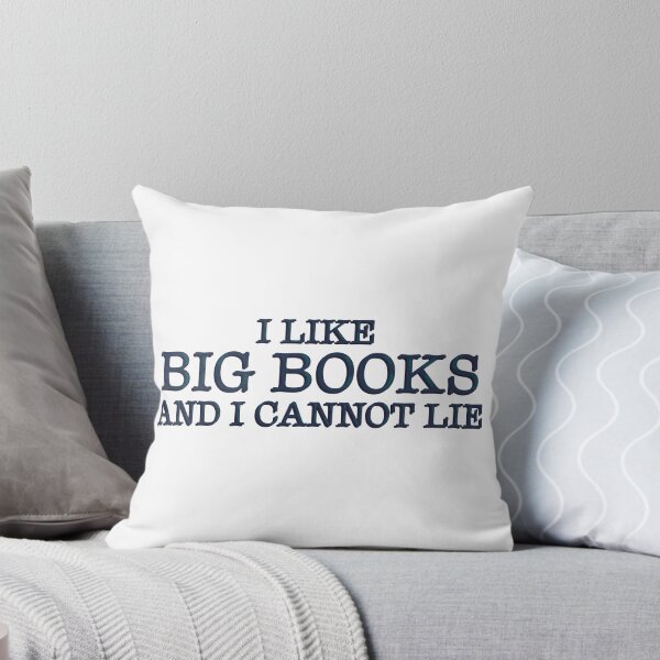 Item preview, I Love Big Books And I Cannot Lie Funny Bookish Reader Quote Typography Sticker designed and sold by alexmaushaus.