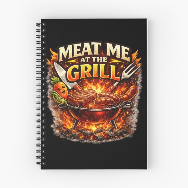 Item preview, Meat Me at the Grill designed and sold by Elisabeth Lucas.