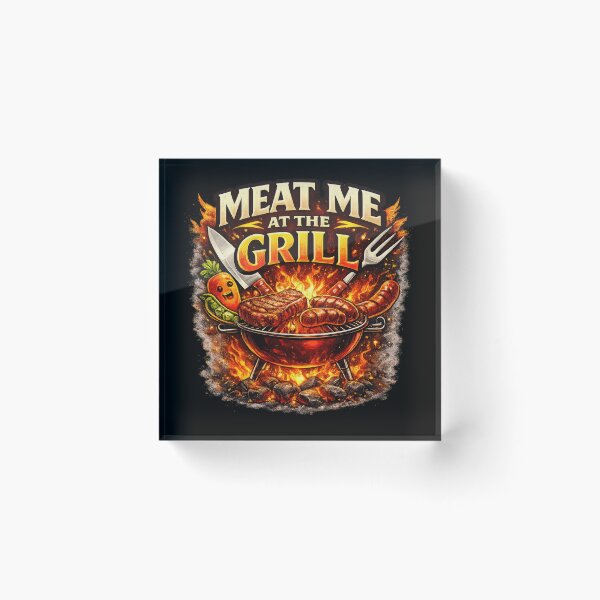 Item preview, Meat Me at the Grill designed and sold by Elisabeth Lucas.