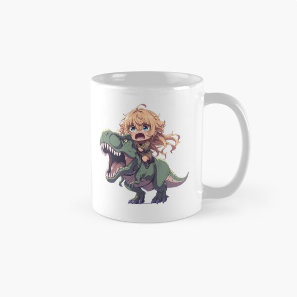 Item preview, Tanya Degurechaff Saga Of Tanya Chibi Dinosaur Charge designed and sold by Dashsopaner.