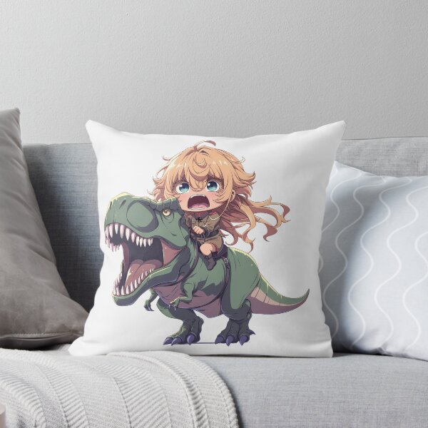 Item preview, Tanya Degurechaff Saga Of Tanya Chibi Dinosaur Charge designed and sold by Dashsopaner.