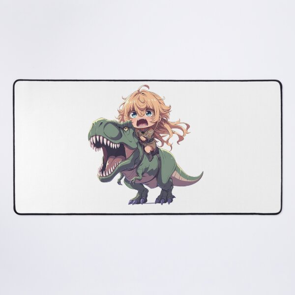 Item preview, Tanya Degurechaff Saga Of Tanya Chibi Dinosaur Charge designed and sold by Dashsopaner.