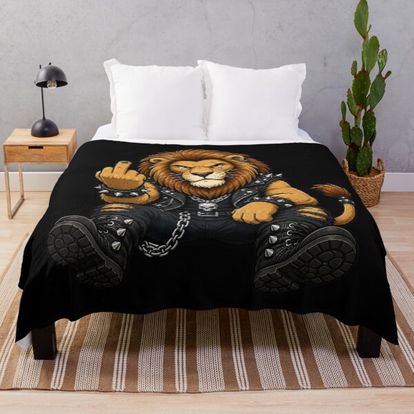 Item preview, Middle Finger Rebellious Lion designed and sold by pUNKnown.