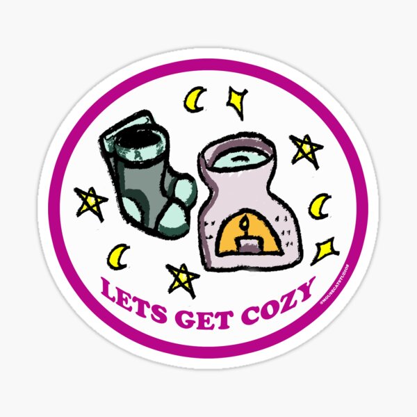 Item preview, Let's Get Cozy! designed and sold by MouseCatStudios.