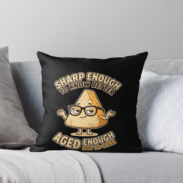 Item preview, Sharp And Aged Cheese Pun Humor designed and sold by elderberry.