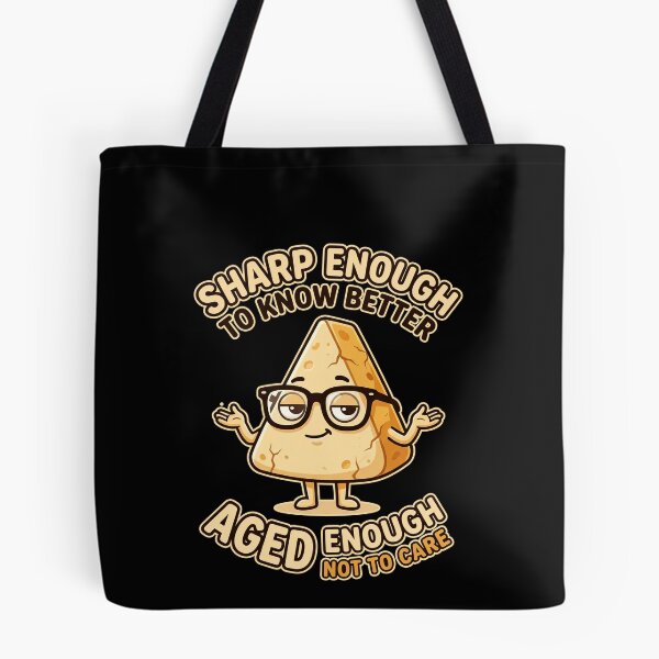 Item preview, Sharp And Aged Cheese Pun Humor designed and sold by elderberry.