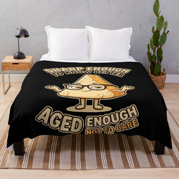 Item preview, Sharp And Aged Cheese Pun Humor designed and sold by elderberry.