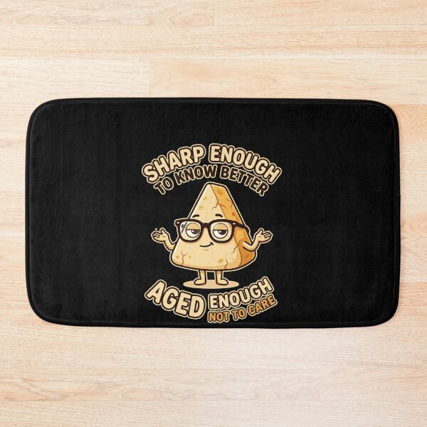 Item preview, Sharp And Aged Cheese Pun Humor designed and sold by elderberry.