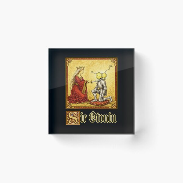 Item preview, Sir Otonin Serotonin Knight Wordplay designed and sold by elderberry.