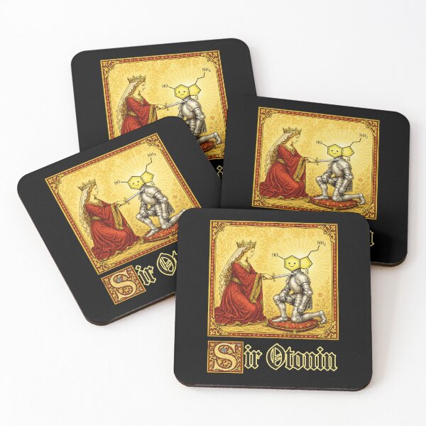 Item preview, Sir Otonin Serotonin Knight Wordplay designed and sold by elderberry.