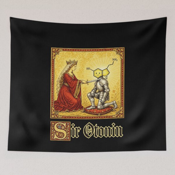 Item preview, Sir Otonin Serotonin Knight Wordplay designed and sold by elderberry.