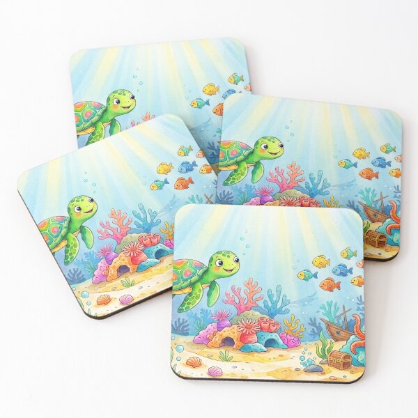 Item preview, Undersea Children's Calming Aquarium Coral Reef Fish designed and sold by Adventure Ambience Studio.