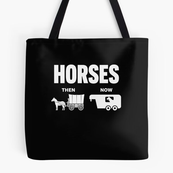 Item preview, Funny Horses Then And Now Equestrian Design designed and sold by elderberry.