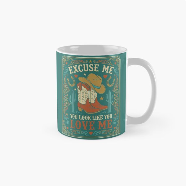 Item preview, Excuse Me You Look Like You Love Me Western Cowgirl -on Back designed and sold by melodycook.