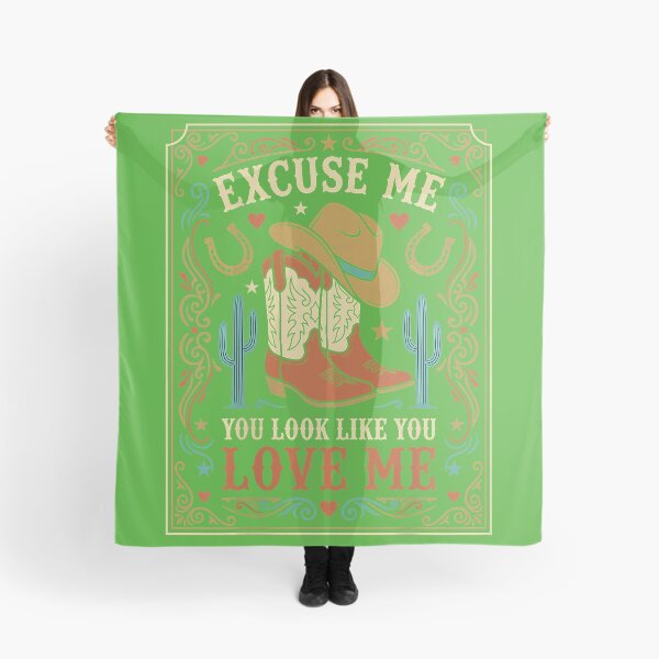 Item preview, Excuse Me You Look Like You Love Me Western Cowgirl -on Back designed and sold by melodycook.