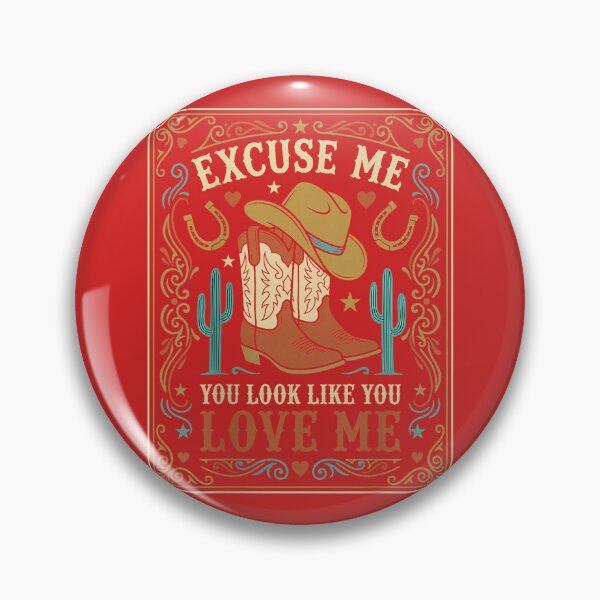 Item preview, Excuse Me You Look Like You Love Me Western Cowgirl -on Back designed and sold by melodycook.