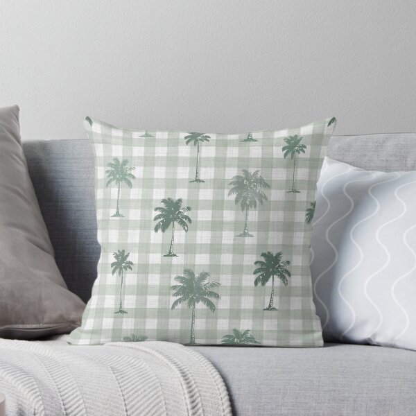 Item preview, Soft Sage Green Tropical Check designed and sold by caladayart.