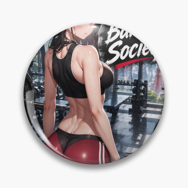 Item preview, Tokyo Barbell Society Anime Gym Girl Fitness Poster Design designed and sold by Digistore1221.
