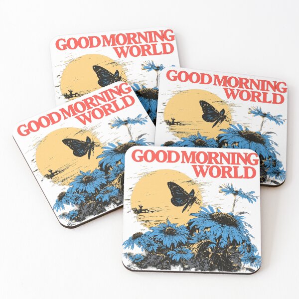 Item preview, Good Morning World designed and sold by GrooveAndGlow.