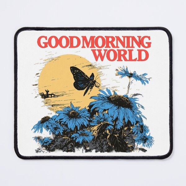 Item preview, Good Morning World designed and sold by GrooveAndGlow.