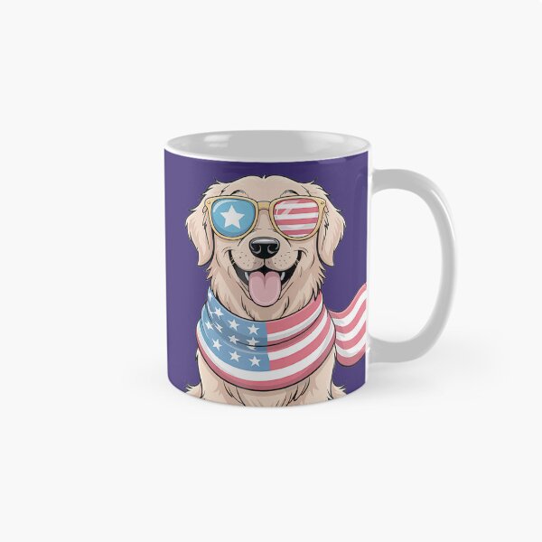 Item preview, Patriotic Golden Retriever Dog American Flag Th Of July TShirt for Men Women Kidspng designed and sold by DonaldgewOver.
