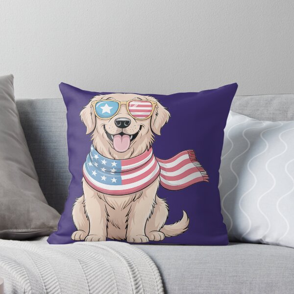 Item preview, Patriotic Golden Retriever Dog American Flag Th Of July TShirt for Men Women Kidspng designed and sold by DonaldgewOver.