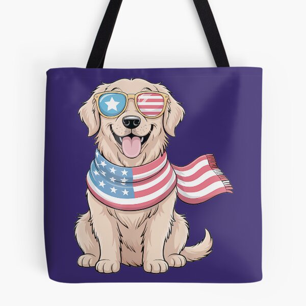 Item preview, Patriotic Golden Retriever Dog American Flag Th Of July TShirt for Men Women Kidspng designed and sold by DonaldgewOver.